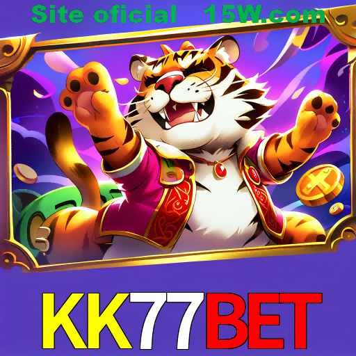 Imagem promocional da KK77Bet mostrando a plataforma e suas vantagens